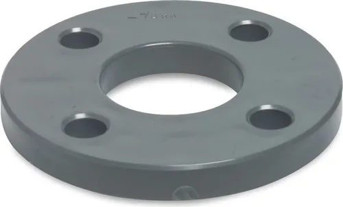 Mega Losflansch PVC-U 160 mm, 10 bar, grau - Stabiler Mega Losflansch aus PVC-U mit 160 mm Durchmesser für Druck bis 10 bar. Ideal für langlebige Verbindungen ohne Gewinde, passend für PVC-Klebefittings. Perfekt für den professionellen Einsatz.