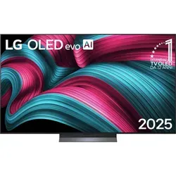 LG OLED evo AI OLED65C55LA 165,1 cm (65") 4K Ultra HD Smart-TV WLAN Schwarz - Schwarz