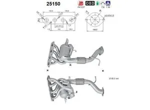Katalysator für Mazda 6 2.0 Euro 5 - 100% Passgenauigkeit - Katalysator für Mazda 6, 2.0, Euro 5. Einfache Montage ohne Bohren, inklusive Montagezubehör. Hohe Qualität mit 2 Jahren Herstellergarantie.