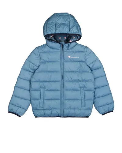 CHAMPION Kinder Jacke Hooded Jacket - Funktionsjacken für Jungen, ideal für aktive Tage – bietet Bewegungsfreiheit und stylishe Logo-Details.