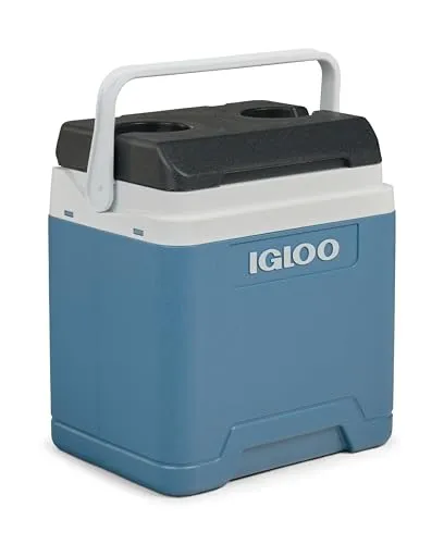 IGLOO IP27 Cool Box 27L - Blue - Küchenzubehör, 27L Kühlvolumen für optimale Frische unterwegs und ideal für Picknicks oder Ausflüge.
