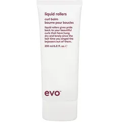evo liquid rollers curl balm Stylingcreme 200 ml - Haarstyling-Produkte, leicht haltender Balsam für geschmeidige Locken, der Frizz reduziert und die Handhabbarkeit verbessert.