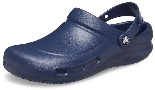 Crocs Work Bistro Unisex Marine US M5 (EU 37-38) - Rutschfeste Arbeitsschuhe - Die Crocs Work Bistro Unisex bieten optimalen Komfort und Sicherheit für lange Arbeitstage in Gastronomie und Pflege. Rutschfeste Sohle und ergonomisches Design für entspannte Füße.