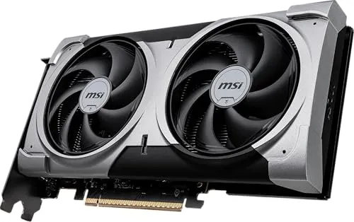 MSI GeForce RTX 5060 Ti 16G VENTUS 2X OC PLUS - Hochleistungs-Grafikkarte - Grafikkarten mit 16 GB VRAM für flüssiges Gaming und beeindruckende Raytracing-Leistung in modernen Spielen.