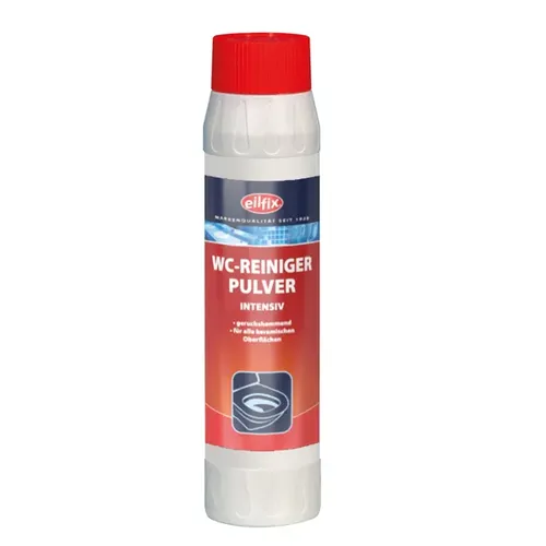 Eilfix WC-Reiniger Pulver Intensiv 1 kg - Intensives WC-Reiniger Pulver für mühelose Entfernung von Kalk und Schmutz. Biologisch abbaubar und mit sprudelnder Wirkung für hygienische Sauberkeit in WCs und Urinalen.