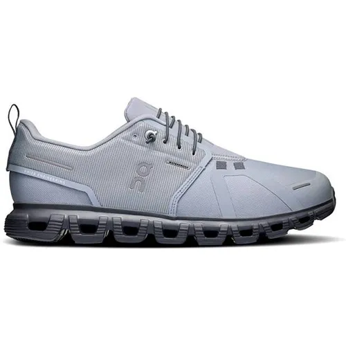 ON Cloud 6 WP Herren Sportschuhe - Waterproof Sneaker in Alloy/Wolf, Gr. 42,5 - Laufschuhe mit Zero-Gravity CloudTec® für optimale Dämpfung und Speedboard® für herausragende Performance. Ideal für aktive Männer, die Komfort und Stil suchen.