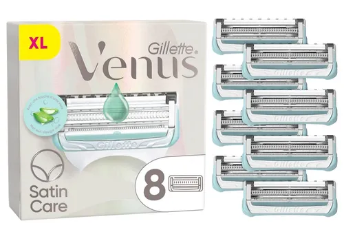 Gillette Venus Damenrasierer für den Intimbereich - 8 Ersatzklingen - Nassrasierer für den Intimbereich, speziell entwickelt zum Schutz vor Irritationen mit patentiertem Hautschutzelement für sanfte Rasuren.