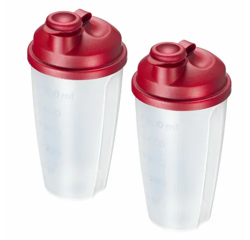 WESTMARK Dressing Shaker Set, mit Mess-Skala, Mix- und Schüttelbecher, herausnehmbarer Mixschei, PP, PE