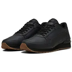 PUMA Unisex ST Runner V4 L Sneaker, Black-Strong Gray-Gum, 46 EU - Herren-Outdoor-Fitnessschuhe mit zeitlosem Design und SoftFoam+ Einlegesohle für hervorragenden Komfort und Unterstützung bei jedem Schritt.