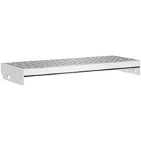 vidaXL Gitterroststufe 60x24x7 cm aus verzinktem Stahl - Treppen & Geländer – Robuste rutschfeste Stufe aus verzinktem Stahl, ideal für Innen- und Außenbereiche, bietet Sicherheit durch anti-rutsch Design und ist wetterfest.