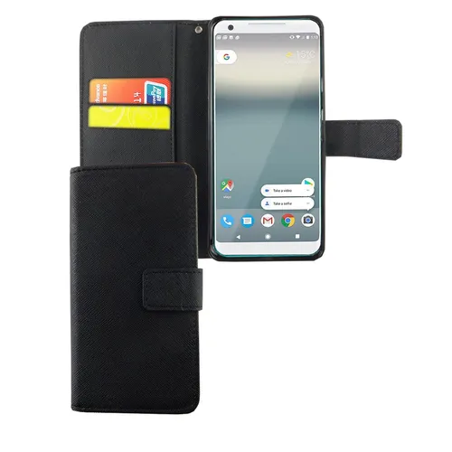 Handyhülle Schutz Case für Google Pixel 2 XL Cover Tasche Wallet Etui Bumper
