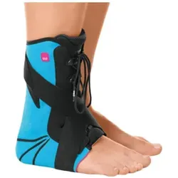 Levamed stabili-tri Sprunggelenkorthese - Blau/Schwarz, Größe 2 links - Modulare Sprunggelenkorthese für optimale Unterstützung in allen Heilungsphasen. Mit innovativem Stabilisierungssystem und hohem Tragekomfort für eine einfache Handhabung.