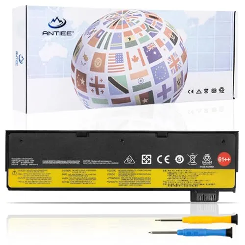 ANTIEE 72Wh 61++ T470 T480 Extended Laptop Akku Kompatibel mit Len-OVO ThinkPad T470 T480,P52S P51S T570 T580 A475 A485 TP25 4X50M08812 01AV423 01AV422 01AV424 01AV452 SB10K97584 SB10K97579 01AV425