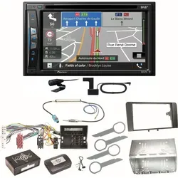 Pioneer AVIC-Z730DAB Einbauset für Audi A3 8P mit Bluetooth & DAB+ - Komplettes Einbauset für Audi A3 8P, inkl. Pioneer AVIC-Z730DAB, DAB-Antenne und Adapter für einfache Installation. Genießen Sie kabellose Konnektivität und digitales Radio in Top-Qualität.