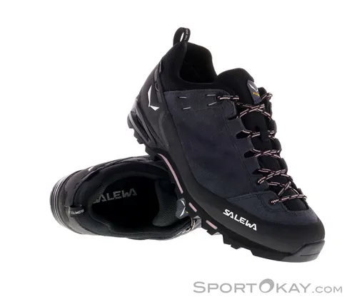 Salewa MTN Trainer Classic GTX Damen Wanderschuhe Gore-Tex-Dunkel-Grau-6,5