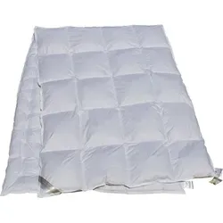 Stück Combi Vierjahreszeiten Daunenbetten 135x200 - Weiß - 2 Stück Daunenbetten 135x200 cm, vielseitig kombinierbar für alle Jahreszeiten. Mit hochwertiger Füllung aus ungarischen Landdaunen für besten Schlafkomfort. Waschbar bis 60°C, ideal für pflegeleichte Nutzung.