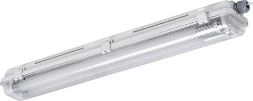 OSRAM HOMELIGHTING Submarine Recycled Plastic 60 2 X 7W 840 G13 T8 LED-Feuchtraumleuchte - Deckenlampen & Kronleuchter. Umweltfreundliche LED-Leuchte aus 50% recyceltem Kunststoff, staubdicht und wassergeschützt (IP65) – ideal für Keller und Garagen.