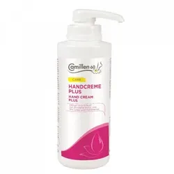 Camillen 60 Handcreme Plus 500ml - Handcreme für sehr trockene Hände, mit Kamillenextrakt und 5% Urea für intensive Feuchtigkeit und Schutz. Ideal bei kaltem Wetter und häufigem Händewaschen.