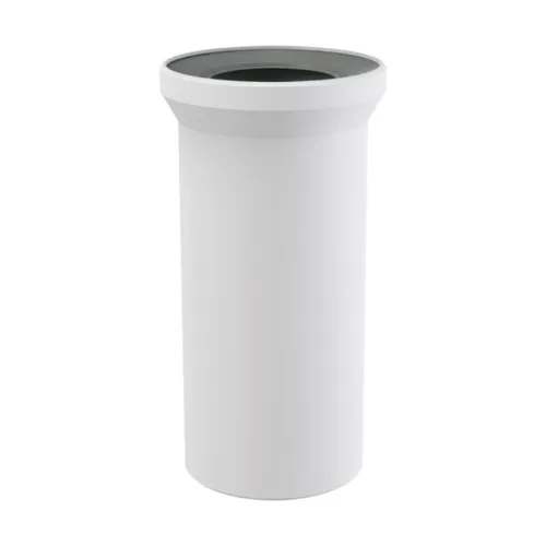 WC-Anschluss Anschlussstutzen L 350 mm Abfluß weiß DN 90/110 WC-Abfluß