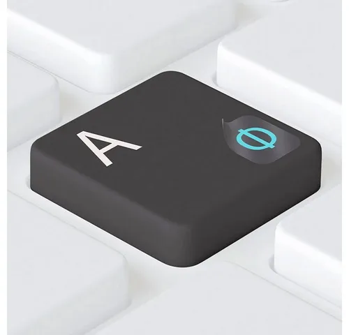 Hoopomania Russische Tastaturaufkleber transparent 5 x 6 mm blau/weiß - Vielseitige Aufkleber für Tastaturen, 5 x 6 mm, aus hochwertiger Folie, ideal für eine einfache und schnelle Anpassung.