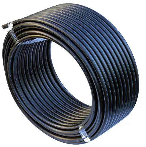 PE-HD Rohr Wasserrohr Wasser Leitung Kunststoffrohr Bewässerung Wasser Rohre schwarz (20mm x 50Meter)