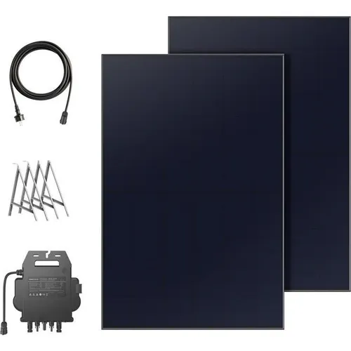 Anker SOLIX Balkonkraftwerk 2× RS40P Panel 445W - Balkonkraftwerk mit Mikro-Wechselrichter 600W/800W, rostfreier Aluminiumrahmen und einfacher Installation für langanhaltende Stromersparnis.