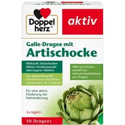 Doppelherz aktiv Galle-Dragee mit Artischocke 50 St