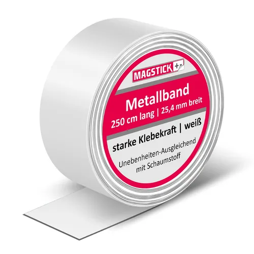 Magnet-Wandleiste als Haftgrund für Magnete I 25,4 mm x 2,5 Meter Lang I mag_247