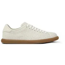 Camper Damen Pelotas Soller K201668 Basket - Weiß Natur 004, 37 EU - Damen-Sneaker aus 100% Kuhleder, mit recyceltem PET-Futter und vulkanisierter Gummisohle für nachhaltigen Komfort und Stil.