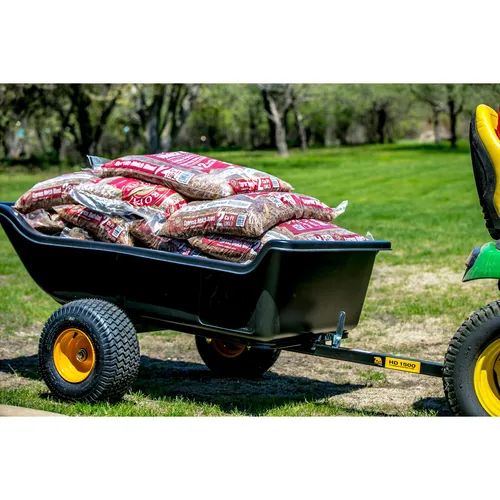 Polar Trailer Anhänger HD1500 - Robuster Gartenhelfer - Gartengeräte - Der langlebige HD1500 Anhänger von Polar bietet eine maximale Traglast von 680 kg, perfekt für alle Gartenarbeiten und Transporte.