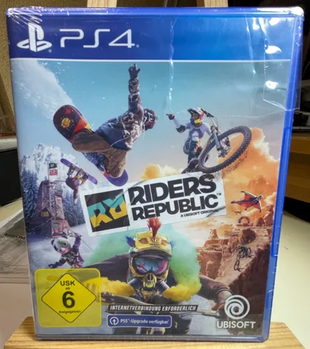 Riders Republic für Sony PlayStation 4 - Sportspiel für die ganze Familie, USK ab 6 Jahren, erlebe aufregende Outdoor-Abenteuer in einer offenen Welt!
