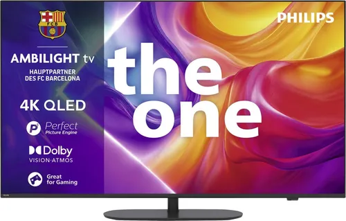 Philips 50PUS9000/12 QLED-Fernseher - Smart-TV mit 126 cm (50 Zoll) Bildschirmdiagonale, beeindruckendem QLED-Bild und 3-seitigem Ambilight für ein immersives Fernseherlebnis.