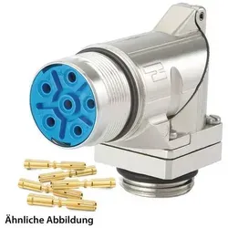 HUMMEL M23 Leistung Gerätesteckverbinder Set mit Crimpeinsatz - HUMMEL M23 Gerätesteckverbinder Set für professionelle Anwendungen. Mit drehbarem Crimpeinsatz und 6-poliger Anschlussmöglichkeit. Hohe Qualität für zuverlässige Verbindungen.