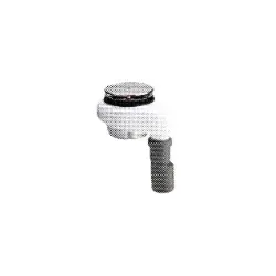Viega Tempoplex Ausstattungsset Modell 6960.0 - Sanitärinstallation, inklusive Abdeckhaube Ø 11,2 cm für flache Duschwannen, aus hochwertigem Messing für Langlebigkeit und Stil.