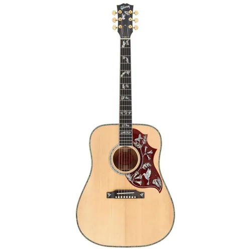 Gibson Hummingbird Custom Koa AN - Handgefertigte Westerngitarre - Gitarren, handgefertigt im Custom Shop in Montana. Mit erlesenen Details aus Perlmutt und Abalone sowie einer Klangtiefe dank Koa-Holz und Sitka-Fichte.