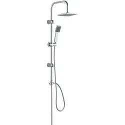 Eisl Duschsystem EASY ENERGIE - Brausegarnituren mit eleganter Regendusche und Handbrause, inklusive sämtlichem Montagematerial für eine unkomplizierte Installation.