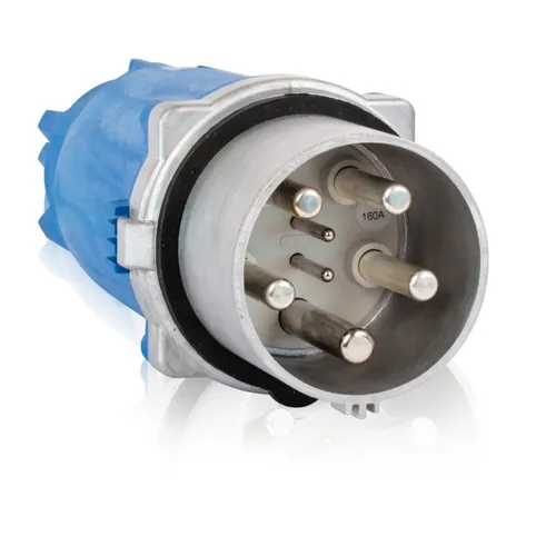 Walther Werke CEE Hochstrom Stecker 160A 2Z9506 - Hochstrom-Stecker 160A für zuverlässige Energieversorgung, IP67 Schutzklasse, robust und ideal für anspruchsvolle Anwendungen.
