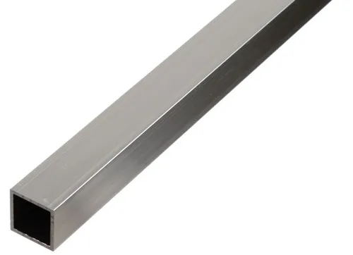 ALBERTS Vierkantrohr Vierkantprofil Edelstahl 1000x10x10 mm Materialstärke 1mm