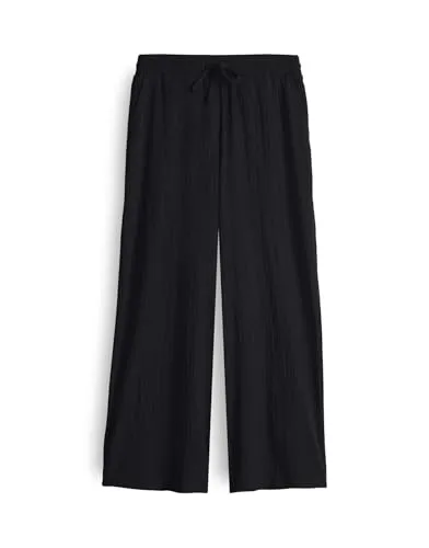 OPUS Damen Culotte MILENI Crinkle Wide mit Komfortbund - Stilvoll und Bequem - Damen-Hosen mit hochwertigem Jersey-Material, hoher Tragekomfort und zeitlosem Design, ideal für vielseitige Looks.