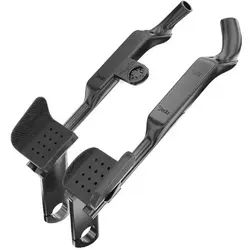 DEDA Zeitfahrlenker Fast Pro Carbon Extensions - DEDA Zeitfahrlenker Fast Pro Carbon Extensions für Triathlon und Ultracycling. Anpassbare Armauflagen und integrierte Computerhalterung bieten Flexibilität und Komfort für optimale Leistung.