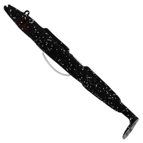 Westin Sandy Andy Weedless Jig Sinking - Gummifische, Farbe:Black Silhouette, Gewicht/Länge/Hakengröße:23g / 13cm / Gr. 1/0