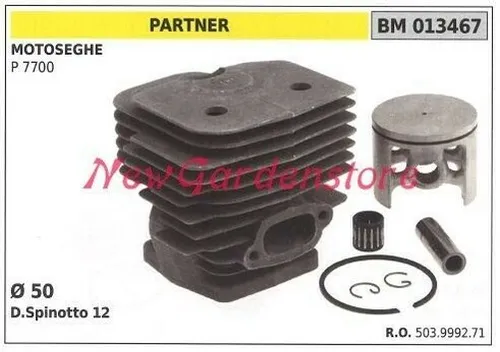 Zylinder Kolben Segmente Partner Motor Kettensäge P 7700 013467 - Hochwertiger Zylinder und Kolben für Partner Kettensägen, ideal für zuverlässige Leistung und lange Lebensdauer. Perfekt geeignet für die Pflege von Gärten und Wäldern.