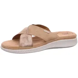 Romika Damen Pantolette in Beige, Größe 38 - Bequeme Sommerbegleiter - Pantoletten für Damen, super bequem und stylisch, ideal für Strand, Park oder Eis essen mit Freunden. Genießen Sie den Sommer mit Leichtigkeit und Stil!
