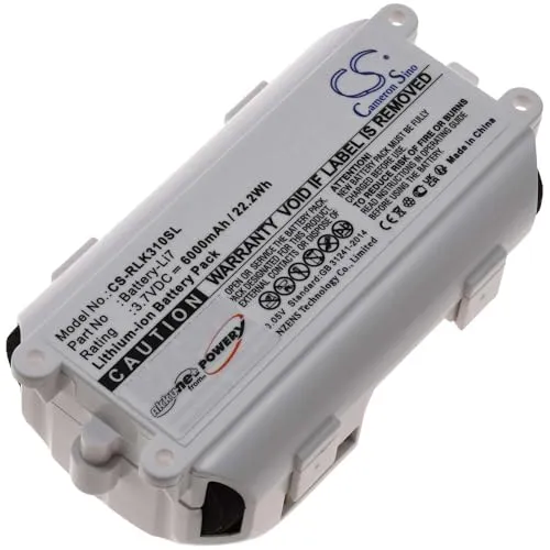 Powery Akku für Reolink Typ Battery-Li7 - 6000 mAh - Staubsauger-Akku mit hoher Kapazität von 6000 mAh für langanhaltende Leistung und optimale Kompatibilität mit Reolink Geräten.