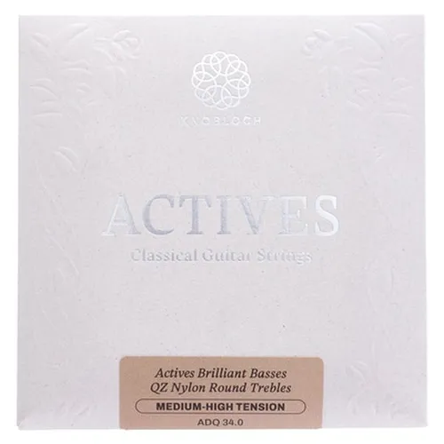 KNOBLOCH STRINGS 400ADC Actives Double Silver - Spanische Gitarrensaiten - Entdecken Sie die KNOBLOCH STRINGS 400ADC mit mittlerer bis hoher Spannung. Diese Saiten bieten einen ausgewogenen Klang mit hellen Bässen und klaren Höhen, ideal für Flamenco und klassische Musik.