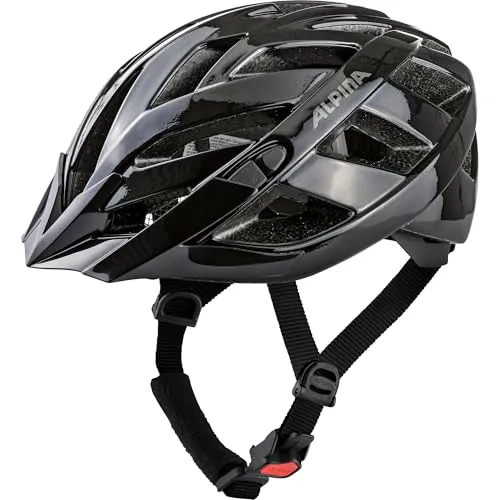 ALPINA PANOMA Classic Fahrradhelm - Leicht & Optimal Belüftet - Fahrradhelme mit optimaler Belüftung und geringem Gewicht, ideal für lange Touren. Integriertes LED-Licht sorgt für Sicherheit bei Dunkelheit.