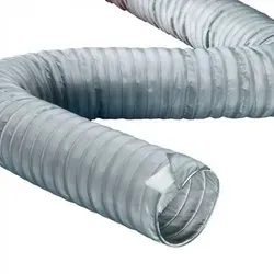 Norres Hochtemperatur Schlauch CP HiTex 486 Ø 125mm 6m - Warmluft & Hochtemperaturschläuche, hitzebeständig bis 650°C, ideal für Abgasabsaugung in Industrieanwendungen wie Gießereien und Stahlwerken.