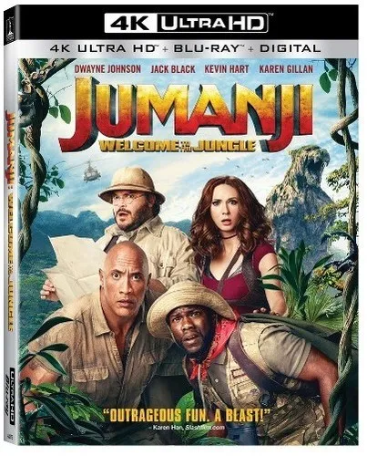 Jumanji: Welcome to the Jungle [New 4K UHD Blu-ray] With Blu-Ray, 4K Mastering