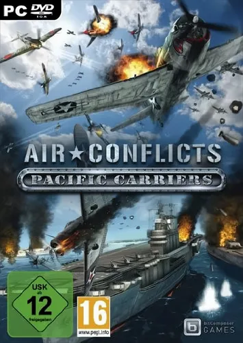 Air Conflicts: Pacific Carriers - Flugsimulation & Strategie-Spiel im Zweiten Weltkrieg, steuere Flugzeugträger und Schwadronen in historischen Schlachten, sowohl im Einzel- als auch im Multiplayer-Modus.