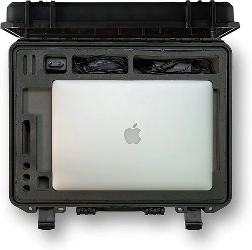 MC-CASES Business-Koffer für Apple MacBook Pro - Notebook Skins, professioneller Outdoor Transportkoffer, wasserabweisend und ideal für Reisen und Schutz Ihres MacBook Pro.